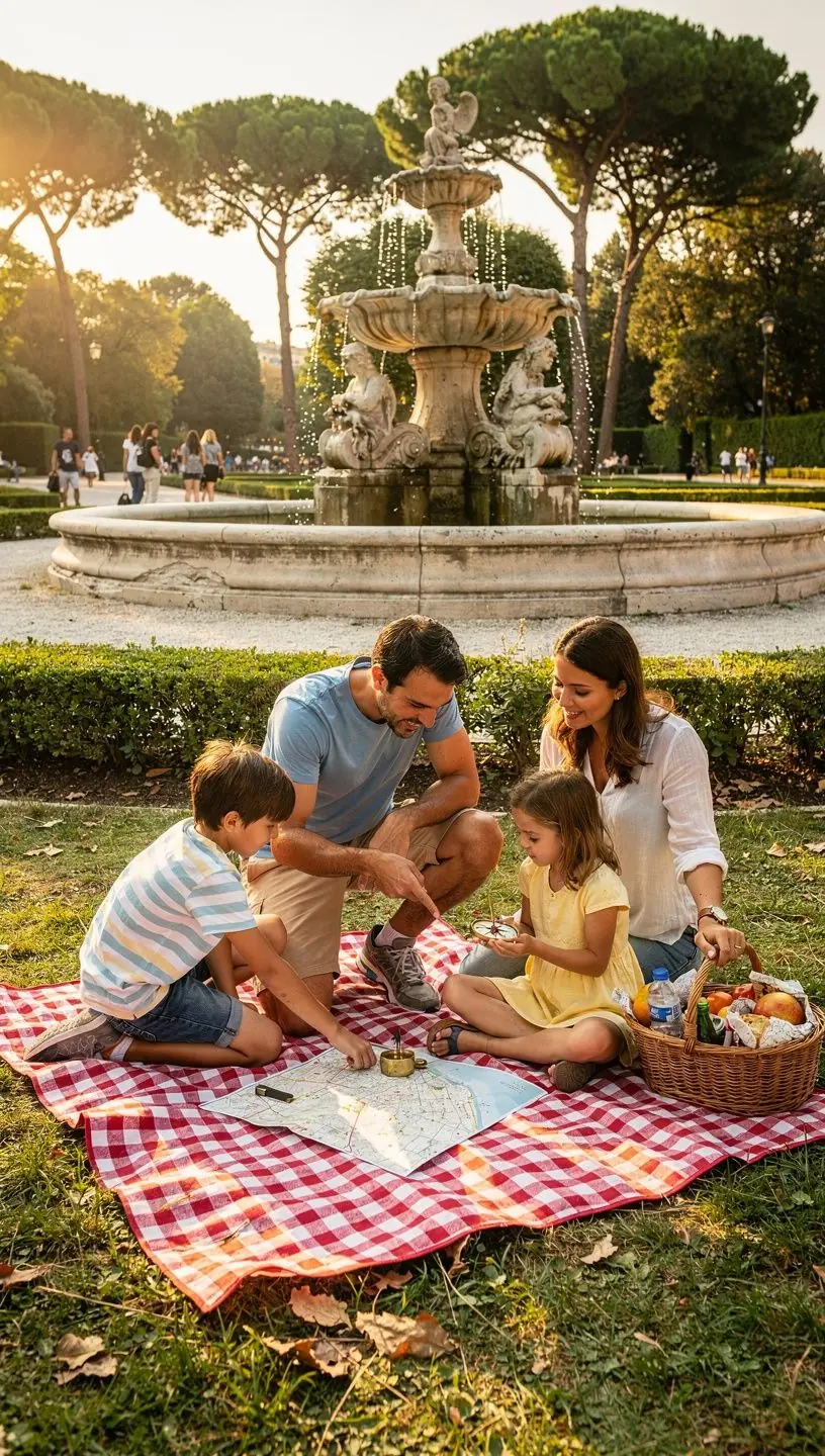 Un panorama costiero italiano al tramonto, con onde che si infrangono su una spiaggia tranquilla.